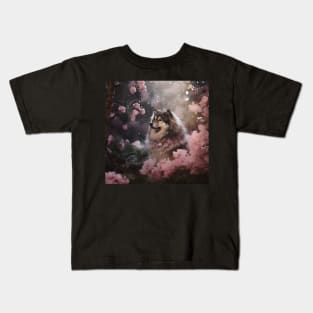 Finnish Lapphund In A Forest Kids T-Shirt